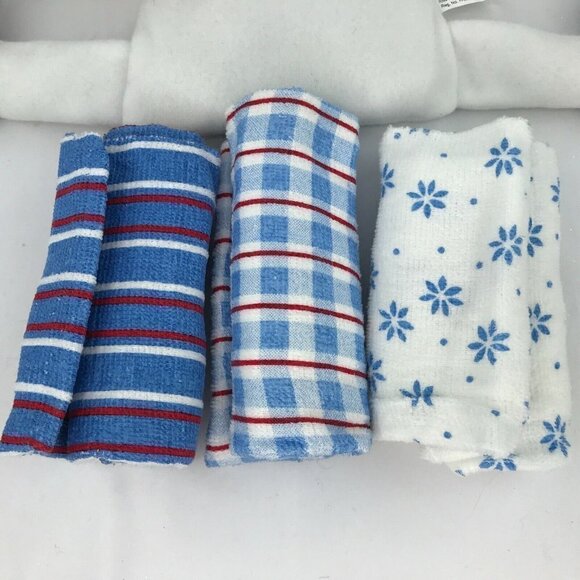 Christmas Snowman Plush Cloth Towel Set Holiday Home Decor Dish Kitchen - Picture 8 of 12